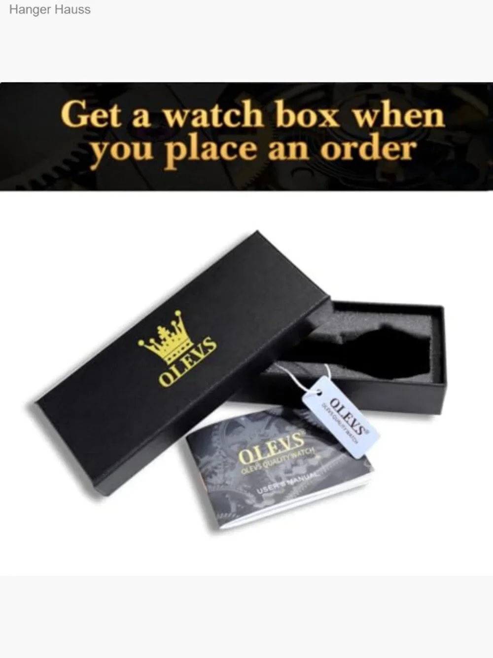 Men's Gold Stainless Steel Dress Watch with Date